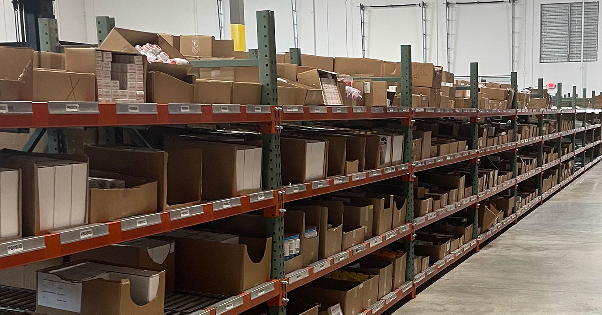 Third Party Logistics Warehouse Shelves